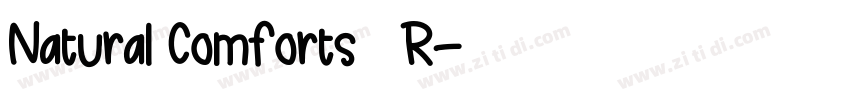 Natural Comforts   R字体转换